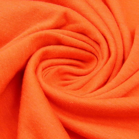 Orange Hollow Out Back Tank Top - Picture 2 of 7